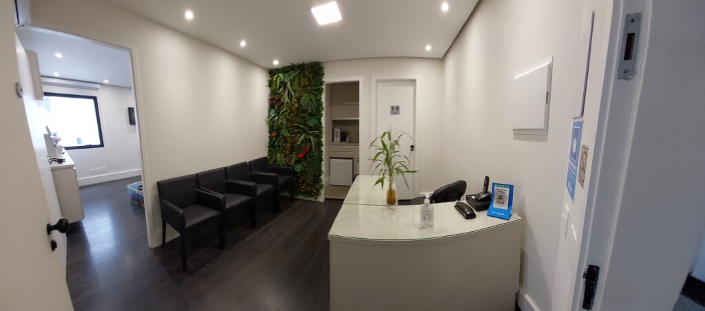 Recepção Clínica de Oftalmologia em SP